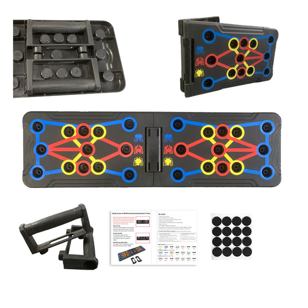 Foldable Push Up Board – Multifunctional Home Workout Equipment for Chest, Shoulders & Triceps | Portable Fitness Training System