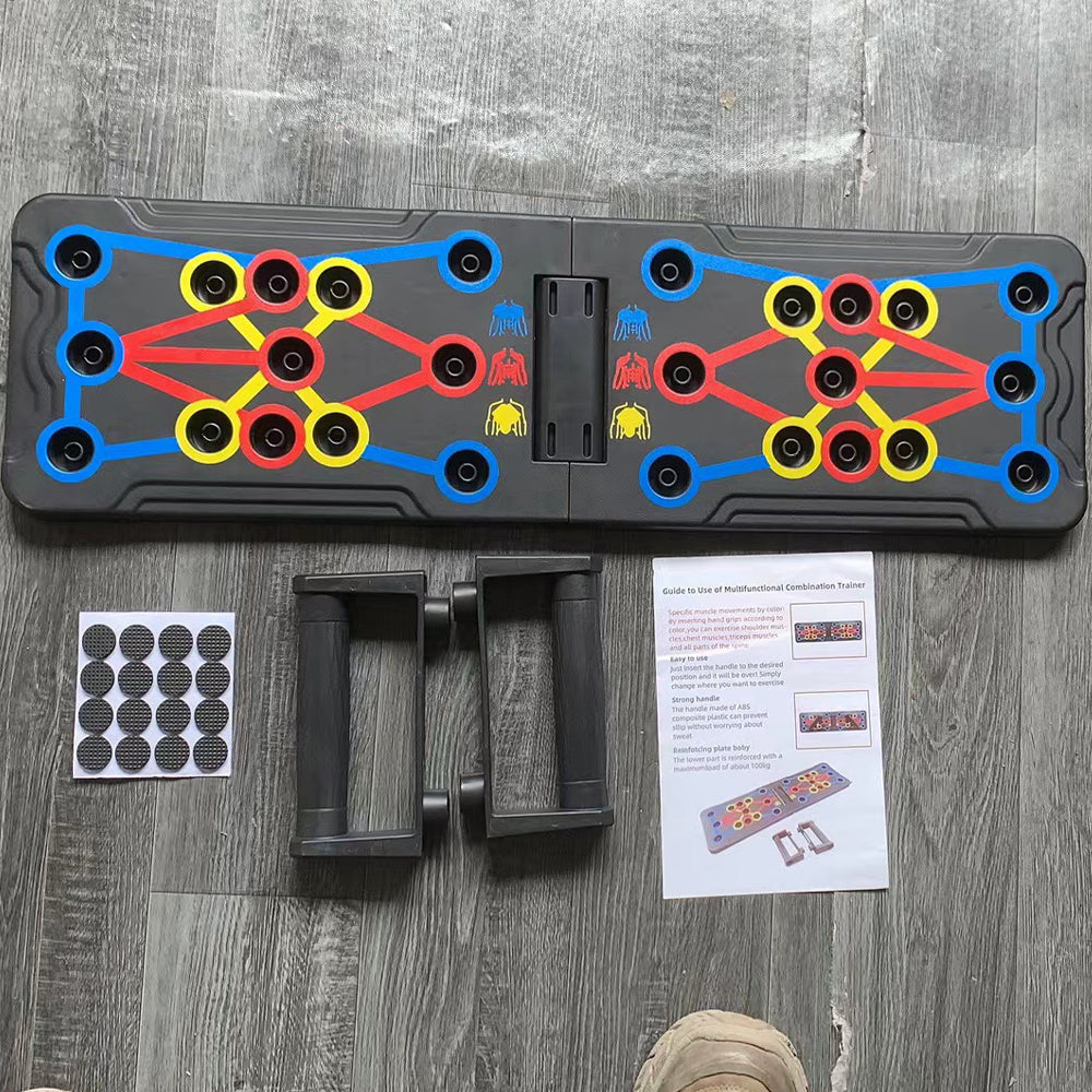 Foldable Push Up Board – Multifunctional Home Workout Equipment for Chest, Shoulders & Triceps | Portable Fitness Training System